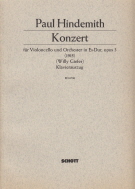 Hindemith : Cello Concerto Eb Major, op. 3